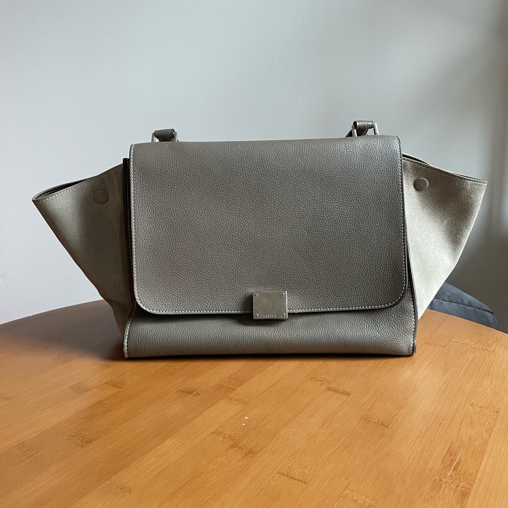 Celine Medium Calfskin Trapeze